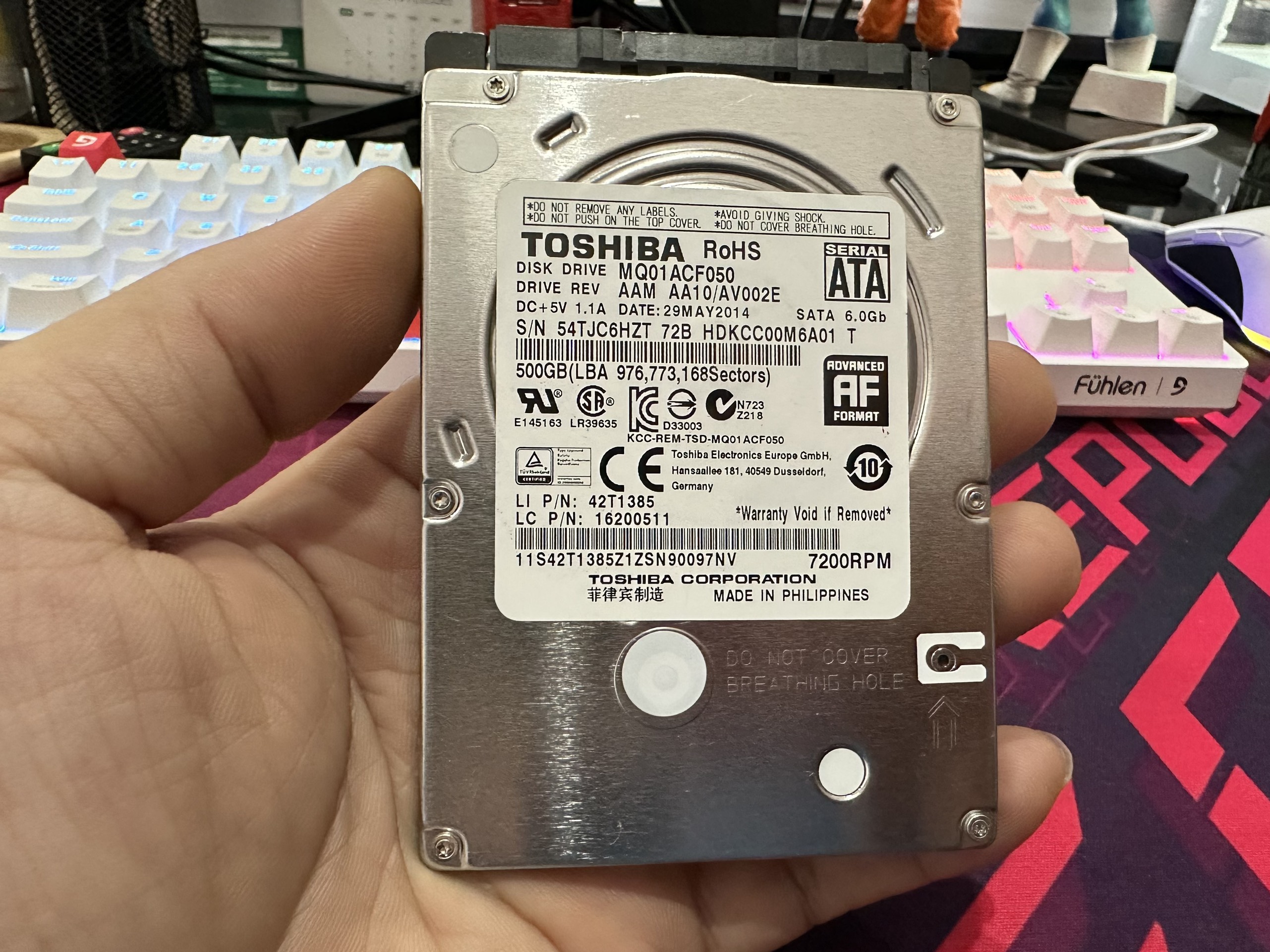 Ổ Cứng Laptop 500GB 5400rpm SATA3 Nhiều Hãng