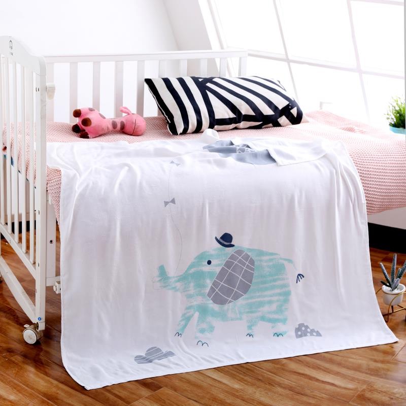 Chăn Lụa 4 Lớp Thấm Nước Siêu Mềm Hàng Cao Cấp Cho Bé