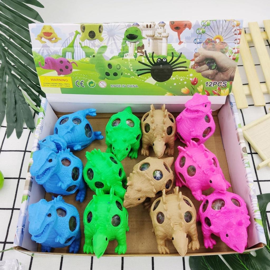 Squishy khủng long hạt đồ chơi bóp tay Mochi mềm mịn dễ thương chân thực giảm stress co dãn đàn hồi ngộ nghĩnh