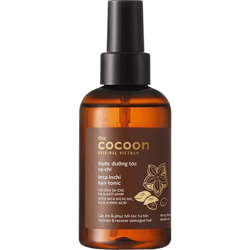 Nước dưỡng tóc Sa-chi Cocoon giúp cấp ẩm và phục hồi tóc hư tổn (140ml) - Hàng chính hãng