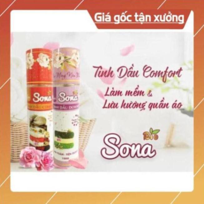 Xịt Thơm Quần Áo SoNa, Xả Vải Khô - Tinh Dầu Comfort &amp; Downy 150ml