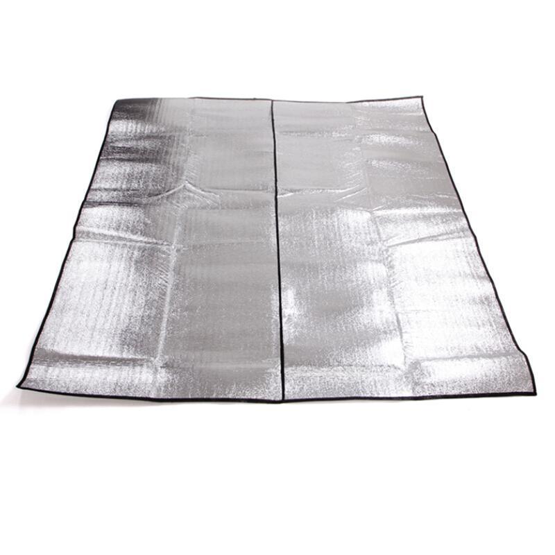 3 Set Aluminum Foil Sleeping Mattress Mat Pad for Outdoor Camping Picnic