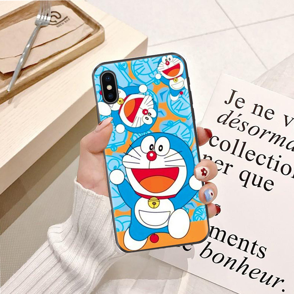 Ốp lưng điện thoại Iphone X viền silicon dẻo TPU  hình Doremon Phiêu Lưu - Hàng chính hãng