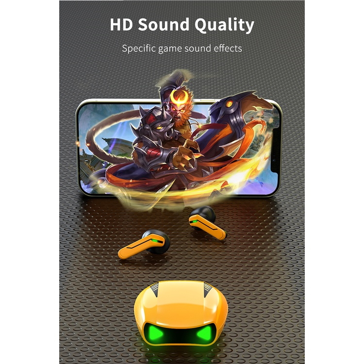 Tai nghe Bluetooth RECCI REP-W28 TWS Gaming - Hàng Chính Hãng