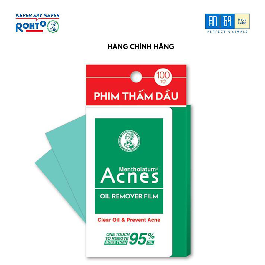 Phim thấm dầu Acnes Oil Remover Film 100 tờ