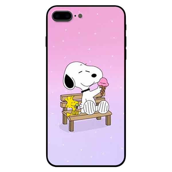 Ốp in cho iPhone 7 Plus / 8 Plus mẫu  Cún Kem