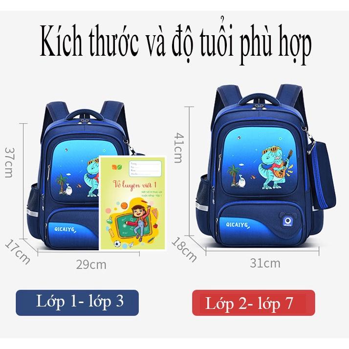 Balo đi học lớp 1-9 cho bé trai, bé gái, cặp học sinh hình mèo, chú hổ đáng yêu, cute, Ba lô học sinh cho bé tiểu học