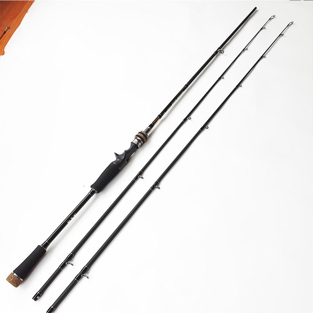 Cần Câu lure 2 ngọn máy đứng và máy ngang Hunting Black