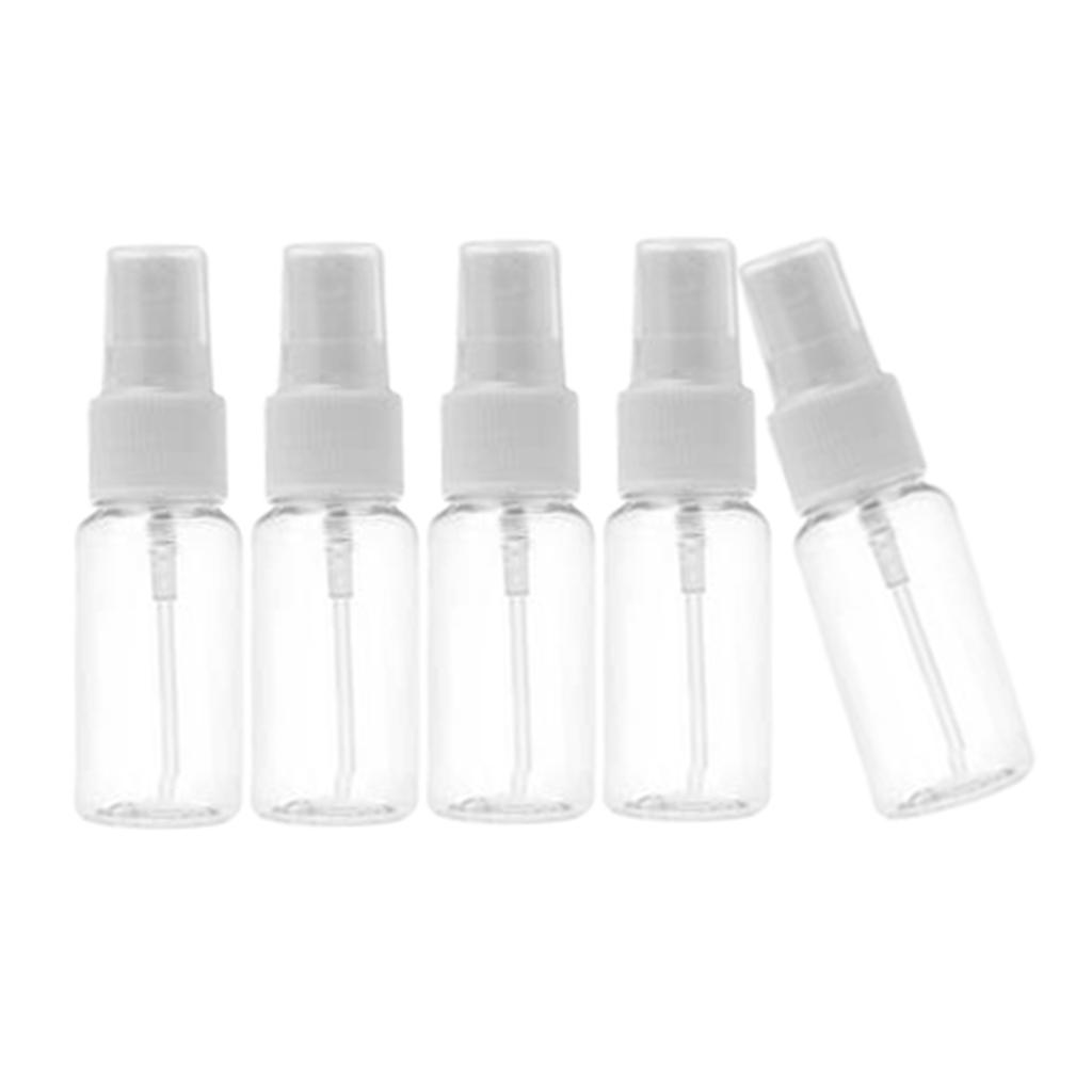 15 Pieces Portable Transparent Empty Perfumes Bottles with Pump Cap 10ml