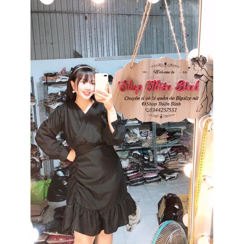 Đầm nhún tay dài