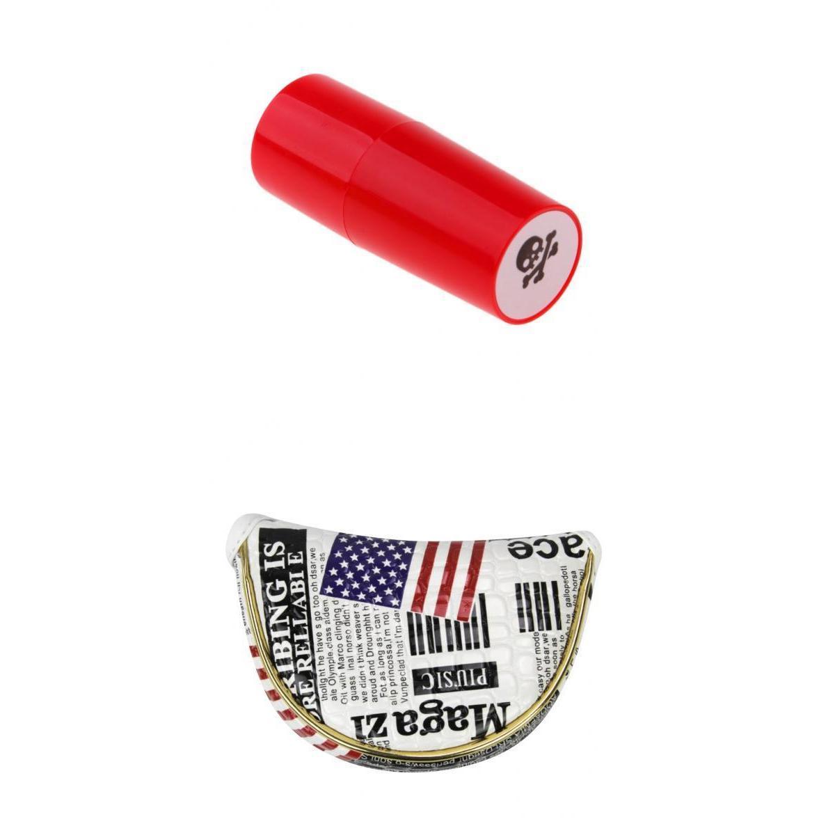 PU     Leather     Golf     Putter     Cover     Mallet