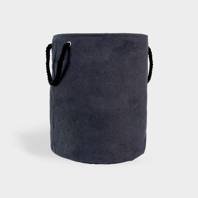 Giỏ Vải Đựng Đồ Kích Thước Lớn Đa Năng Gấp Gọn, Túi Đựng Quần Áo Bẩn, Chăn Màn, Giặt Giũ TRIPLE – Màu xanh xám