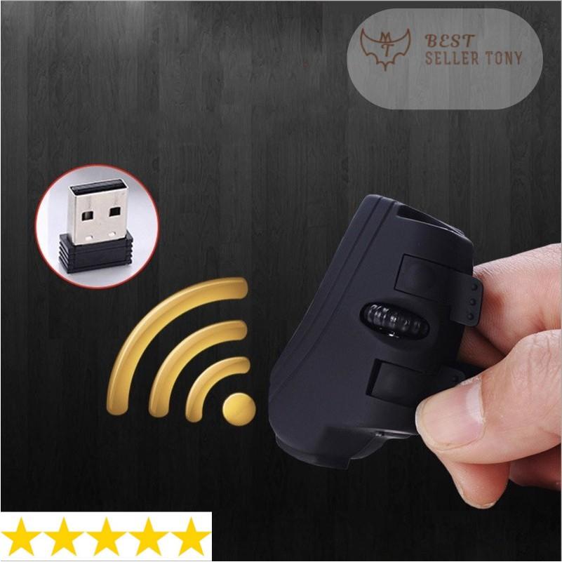 Chuột bay chỉ tay đa năng Mouse Pointing Geyes Black không dây