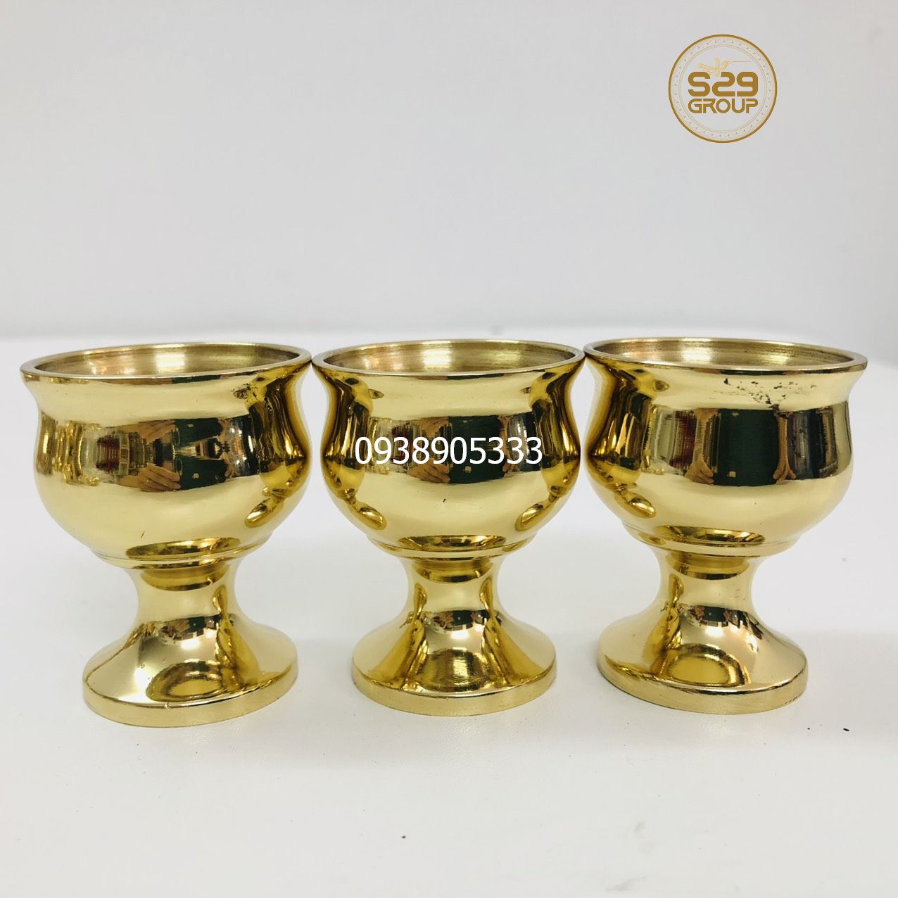 Ly nước bằng đồng thờ cúng,đồ đồng cao cấp