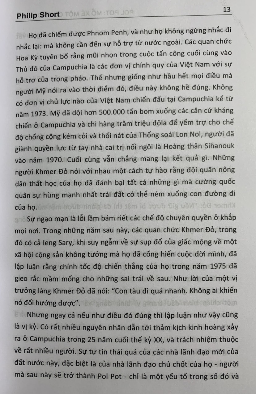 PoLPot Mổ Xẻ Một Cơn Ác Mộng (Sách tham khảo, xuất bản lần thứ hai)