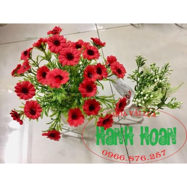 Combo 10 Chùm hoa điểm hoa cúc 21 bông - Cây hoa giả