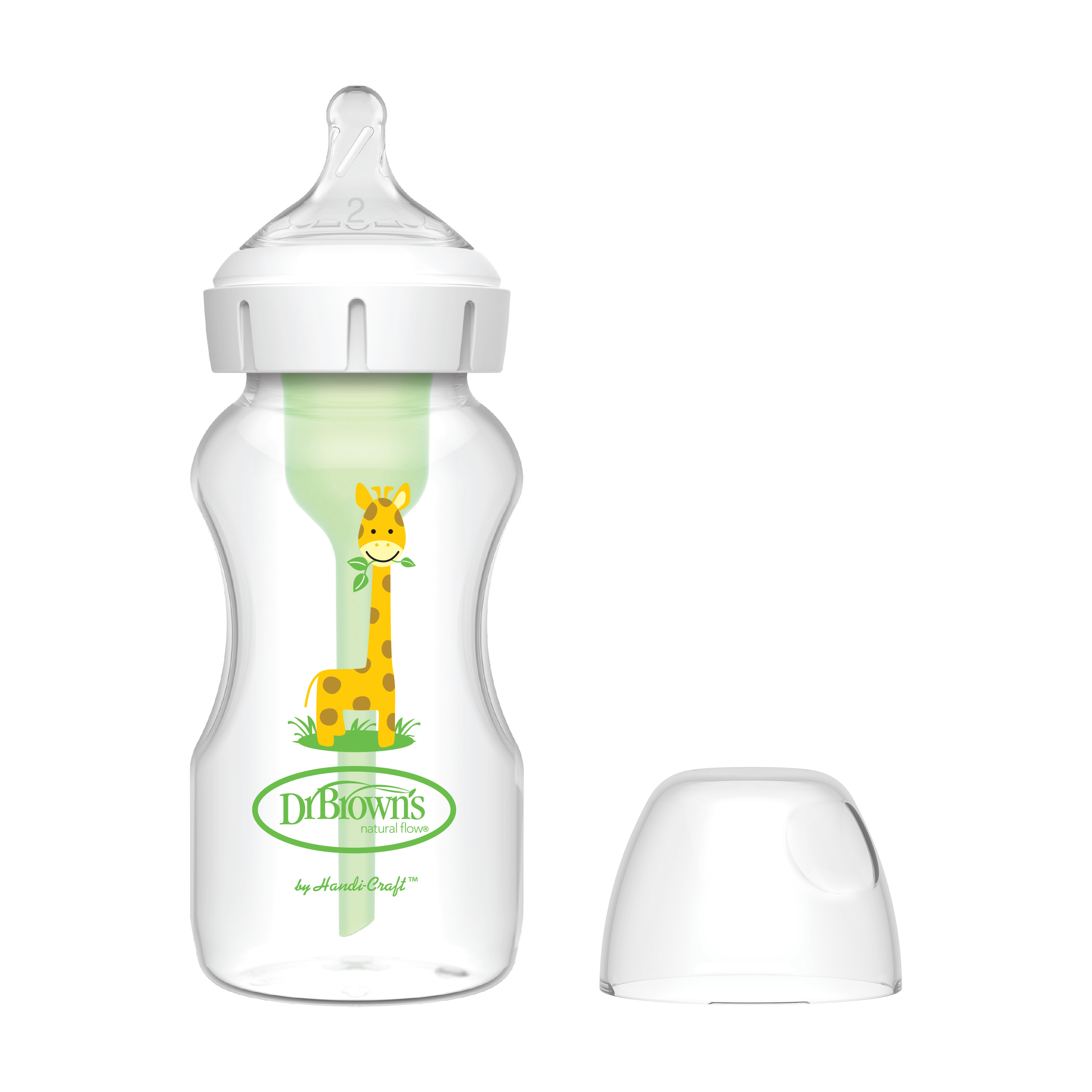 Bình sữa Dr.Brown’s cổ rộng Options Plus, nhựa PP, 270ml