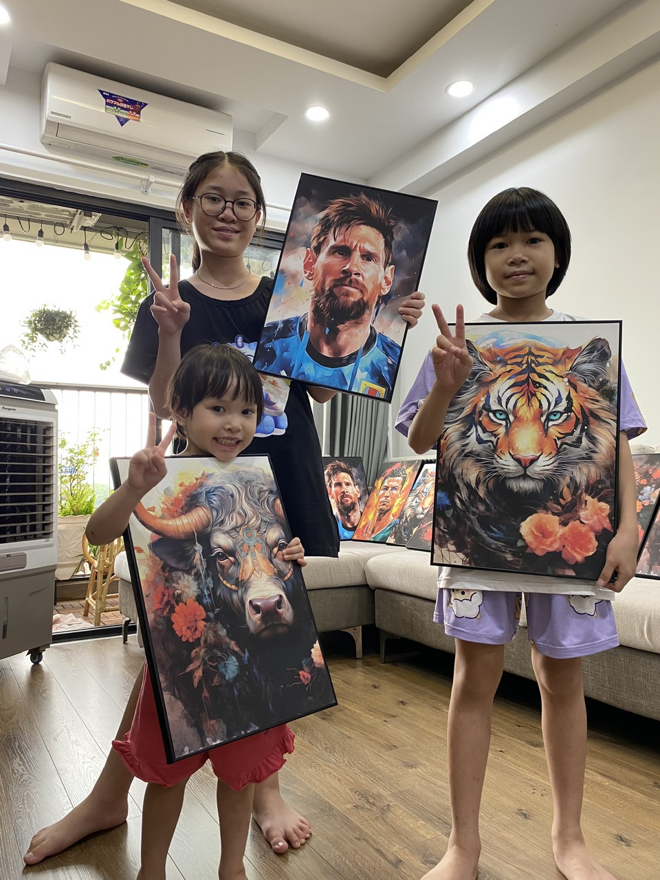 Quà tặng cho tâm | Tuổi Sửu | Tranh canvas nghệ thuật