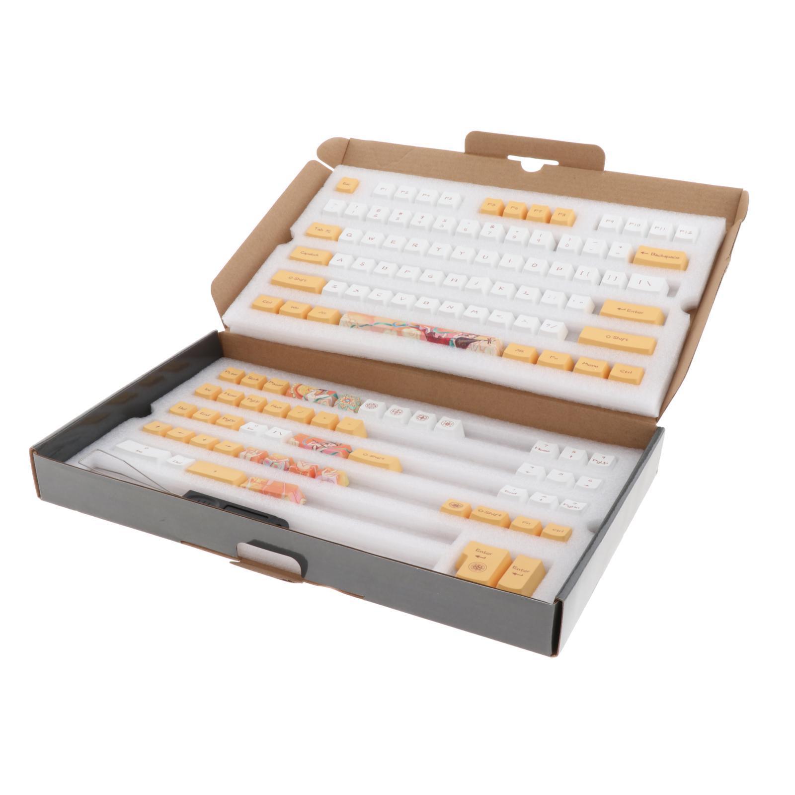 124-Key PBT  Kit Replaces for Mechanical Keyboards  Switch