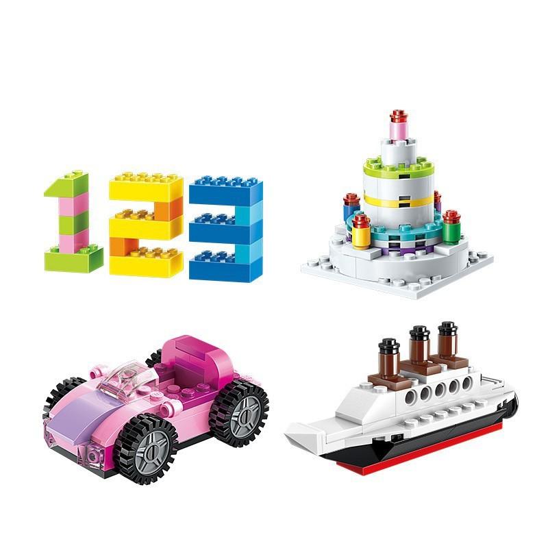 Đồ Chơi Lắp Ghép Trí Tuệ Lego 460 Chi Tiết Tăng Khả Năng Sáng Tạo Cho Bé, Món Quà Ý Nghĩa Mẹ Dành Tặng Bé