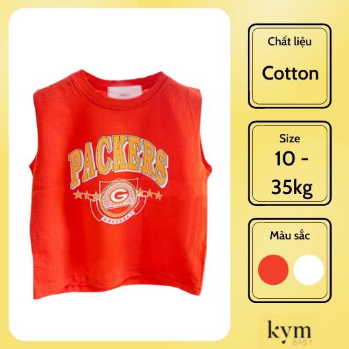 Áo thun tanktop Packers thời trang mùa hè cho bé A475