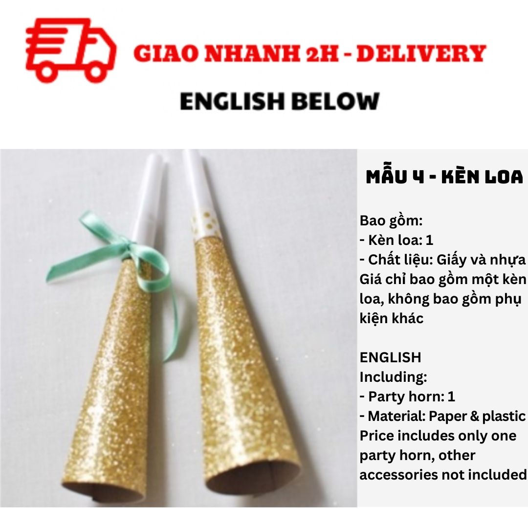 Vương miện và nón giấy Happy New Year nhiều mẫu ptk40