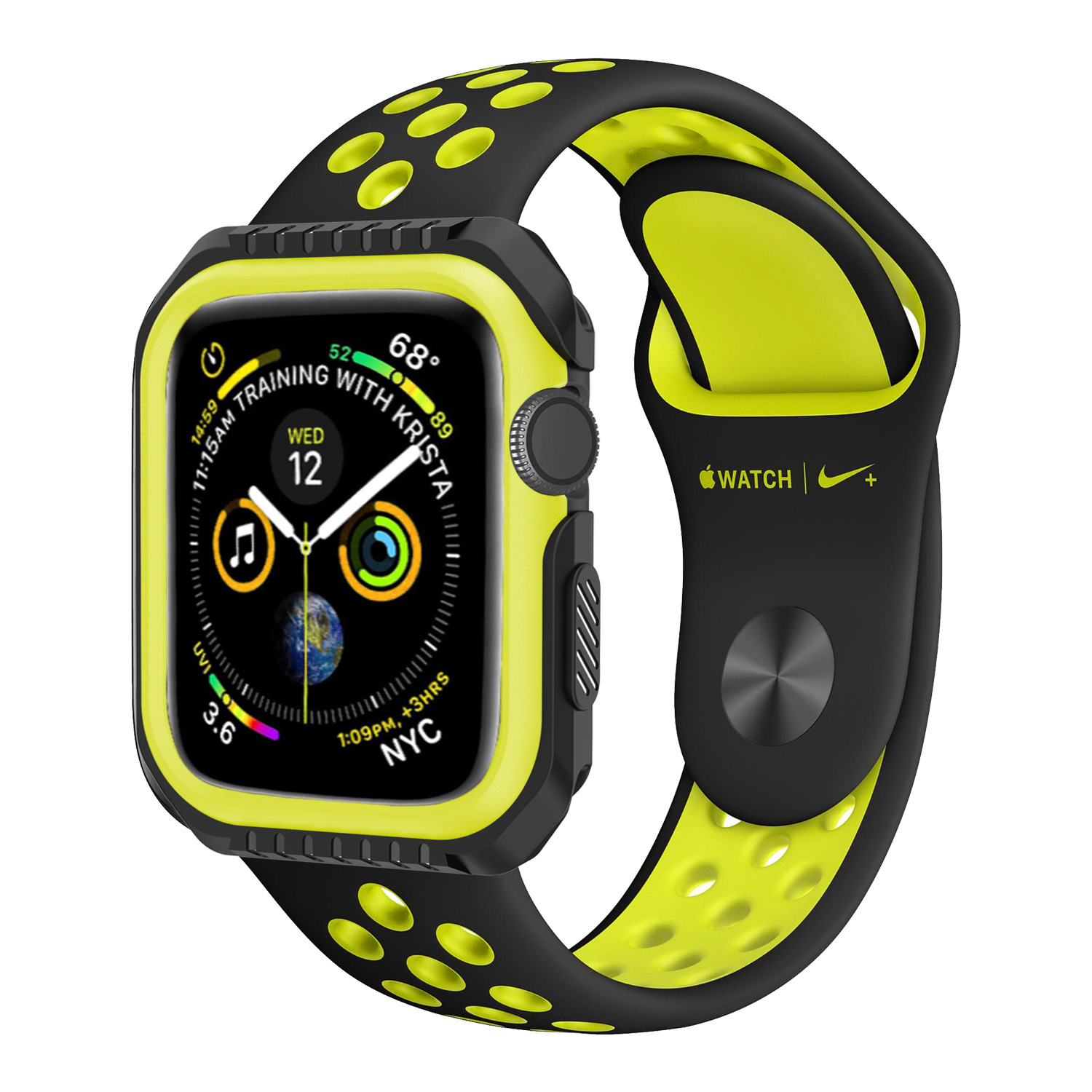 Ốp Case Chống Shock Viền Color cho Apple Watch Series 4/5/6/SE Size 40/44mm