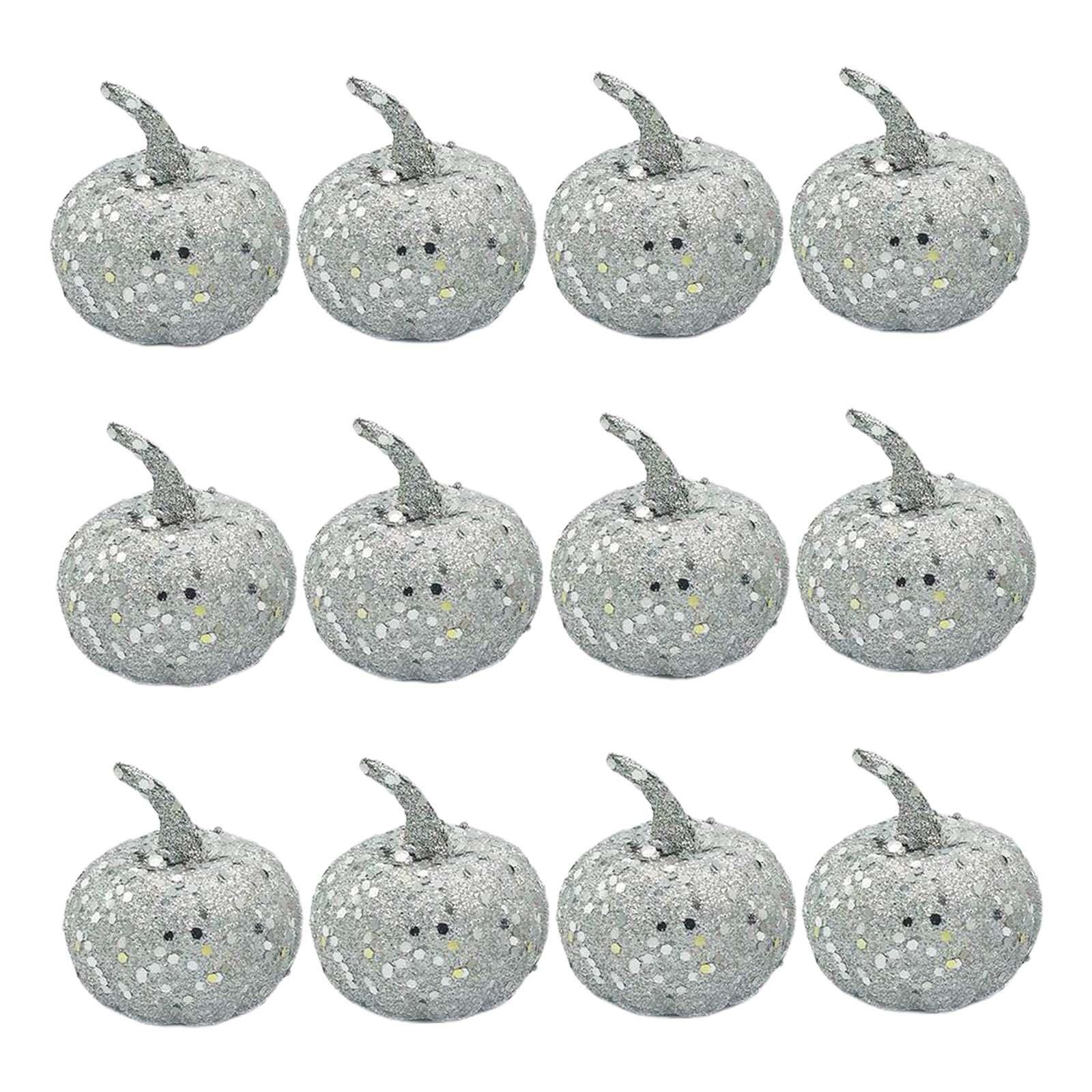 12x Foam Pumpkin Models Handmade for Table Centerpiece Thanksgiving Festival