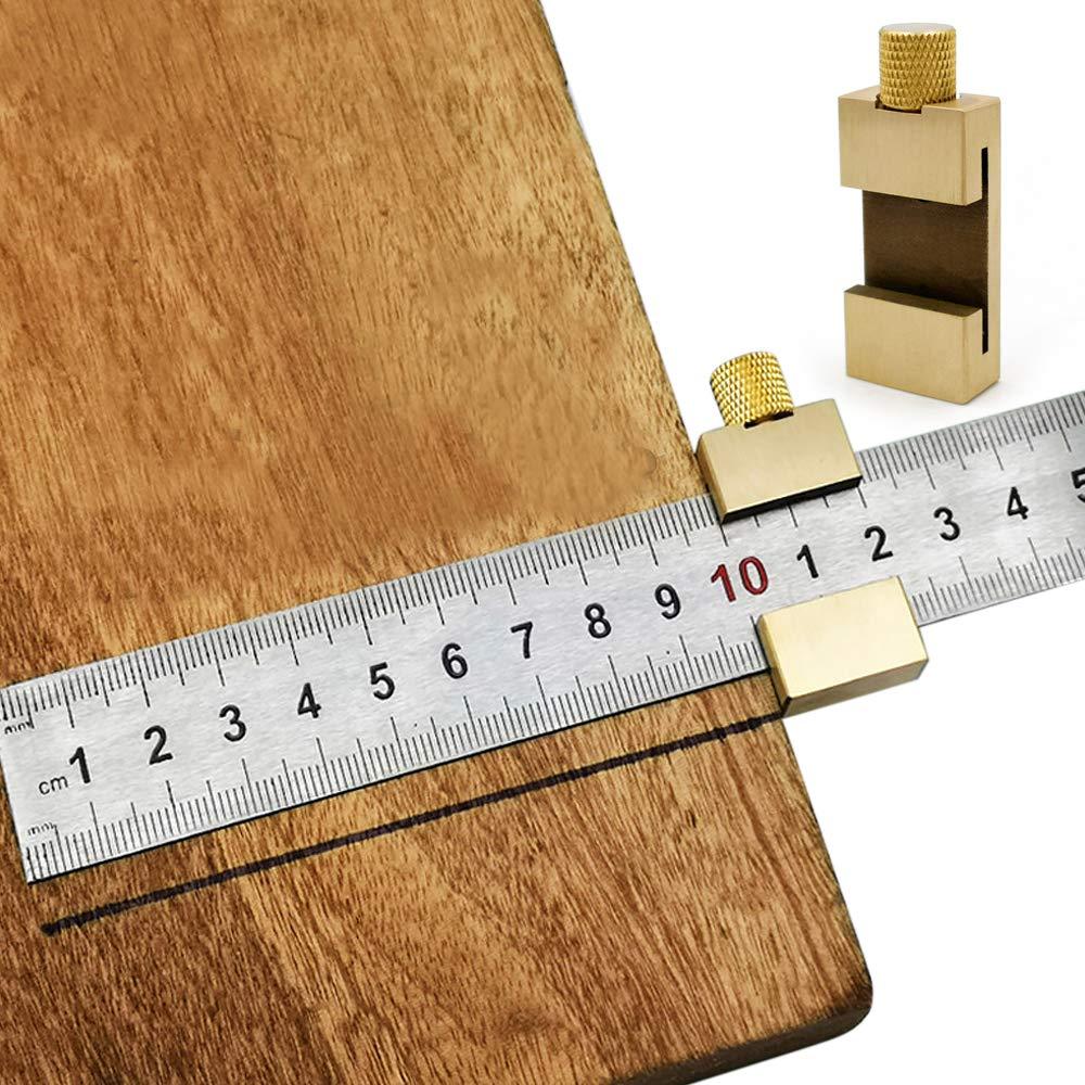 Thước đo bằng thép đồng thau, đường dừng kích thước tấn công ,, Công cụ đo lường Lineal, Phù hợp tấn công thước