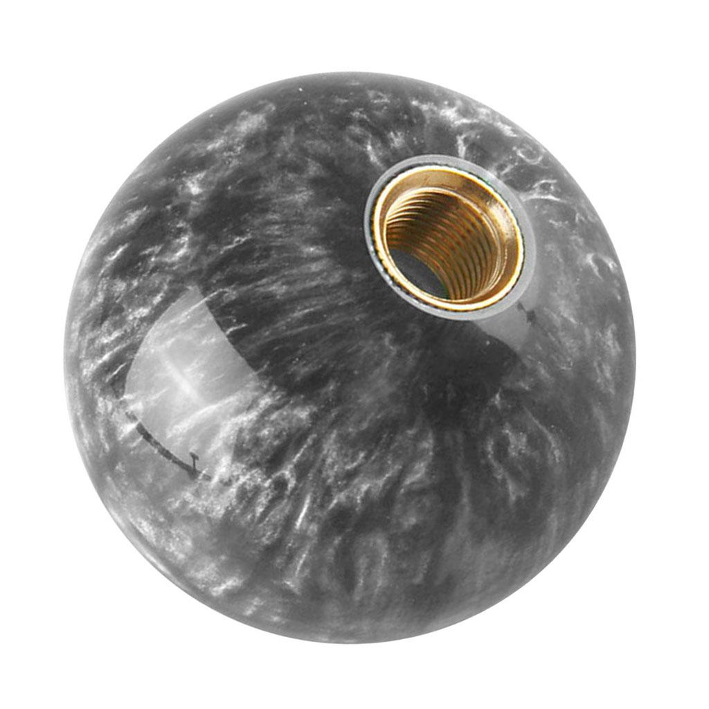 M12*1.25 Ball Grey Car Gear Stick Shift Shifter Knob Head