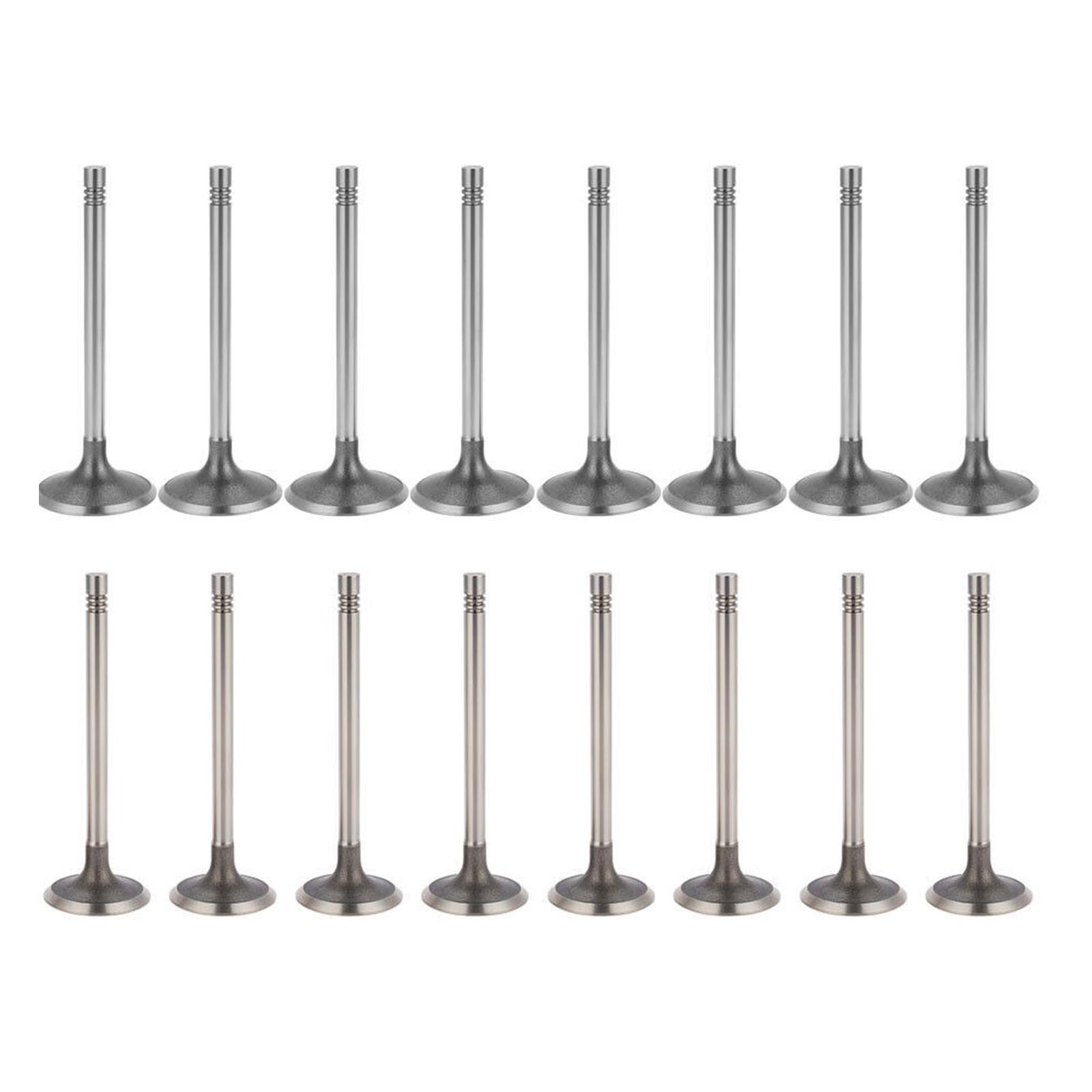 16Pcs Intake Valves and Exhaust Valves  for   10-17