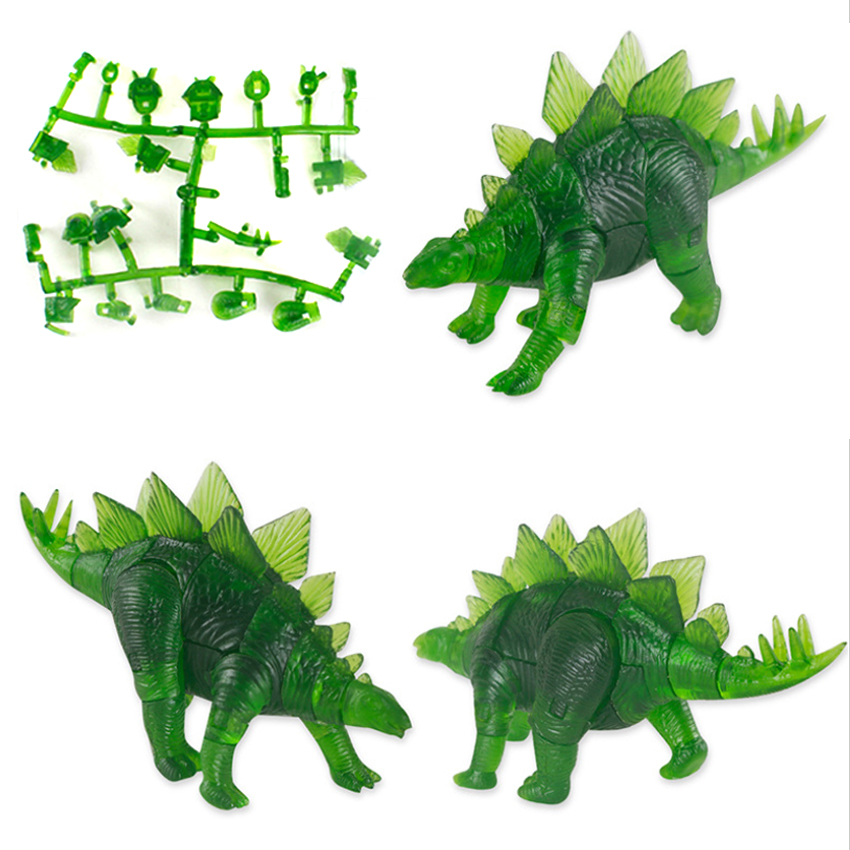 Đồ Chơi lắp ráp nhựa Mô hình Khủng Long Dinosauria Silicone cho bé yêu - Xanh lá