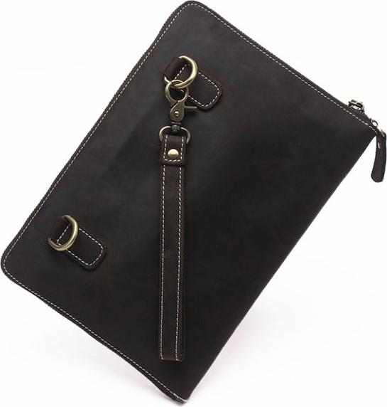 Clutch cầm tay da bò thô nguyên tấm đa năng - BHAP01Túi đéo chéo nam. Hàng chính hãng.