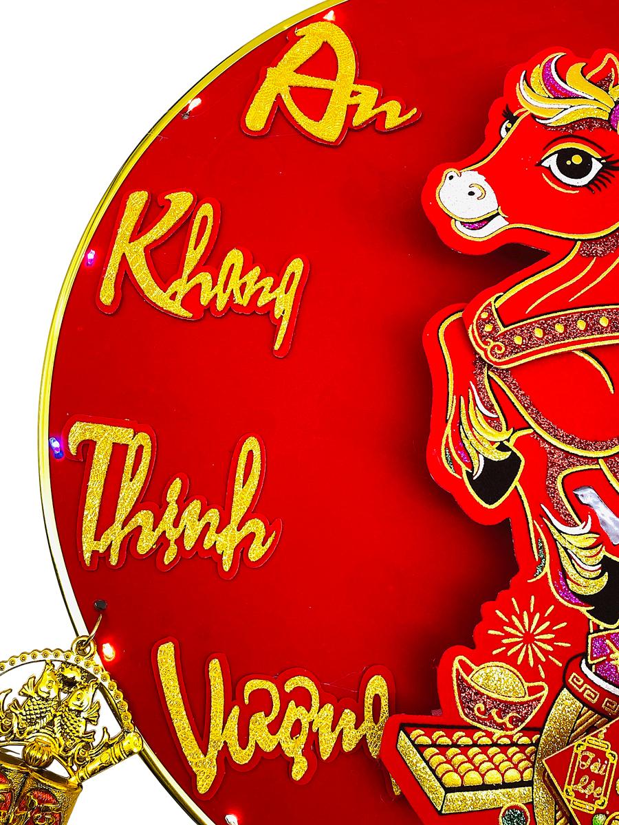 Liễn Treo Ngựa Lắc Đầu Phát Tài - Trang Trí Tết - 235-3