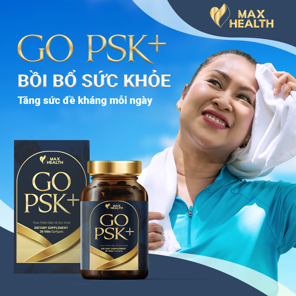 Viên Uống Hỗ Trợ Tăng Cường Sức Đề Kháng GO PSK+ Max Health