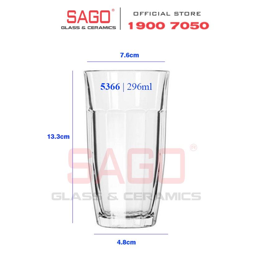 Ly Thủy Tinh Cường Lực Picadilly Beverage 296ml | 355ml , Tùy chọn Dung tích