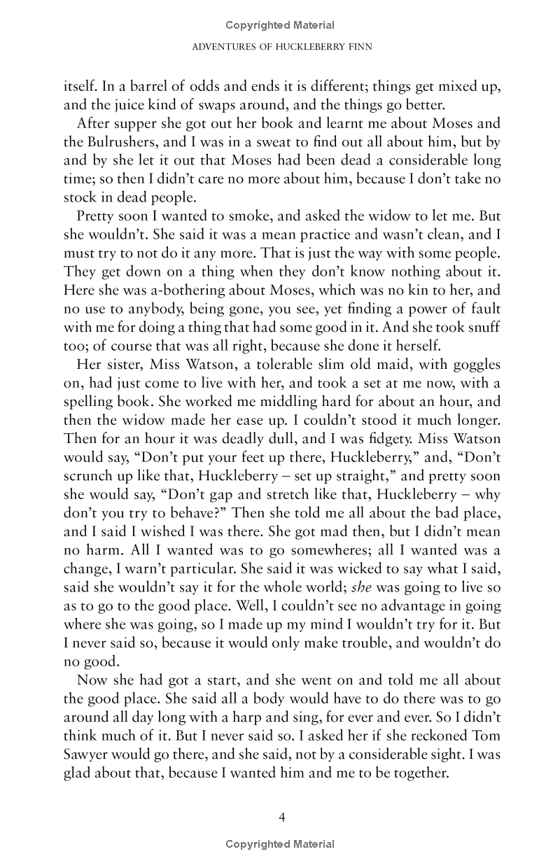 Sách ngoại văn: The Adventures Of Huckleberry Finn