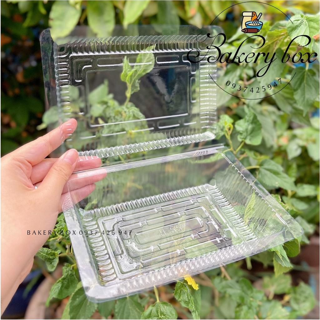 100 Hộp H55 Đựng Bánh Bèo - Bột Lọc - Kimbap - Su Kem