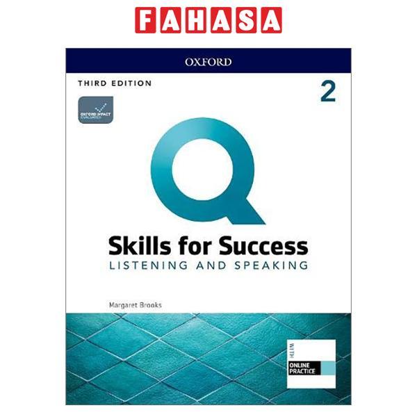Q Skills For Success Level 2 Listening And Speaking Student Book With iQ Online Practice – 3rd Edition