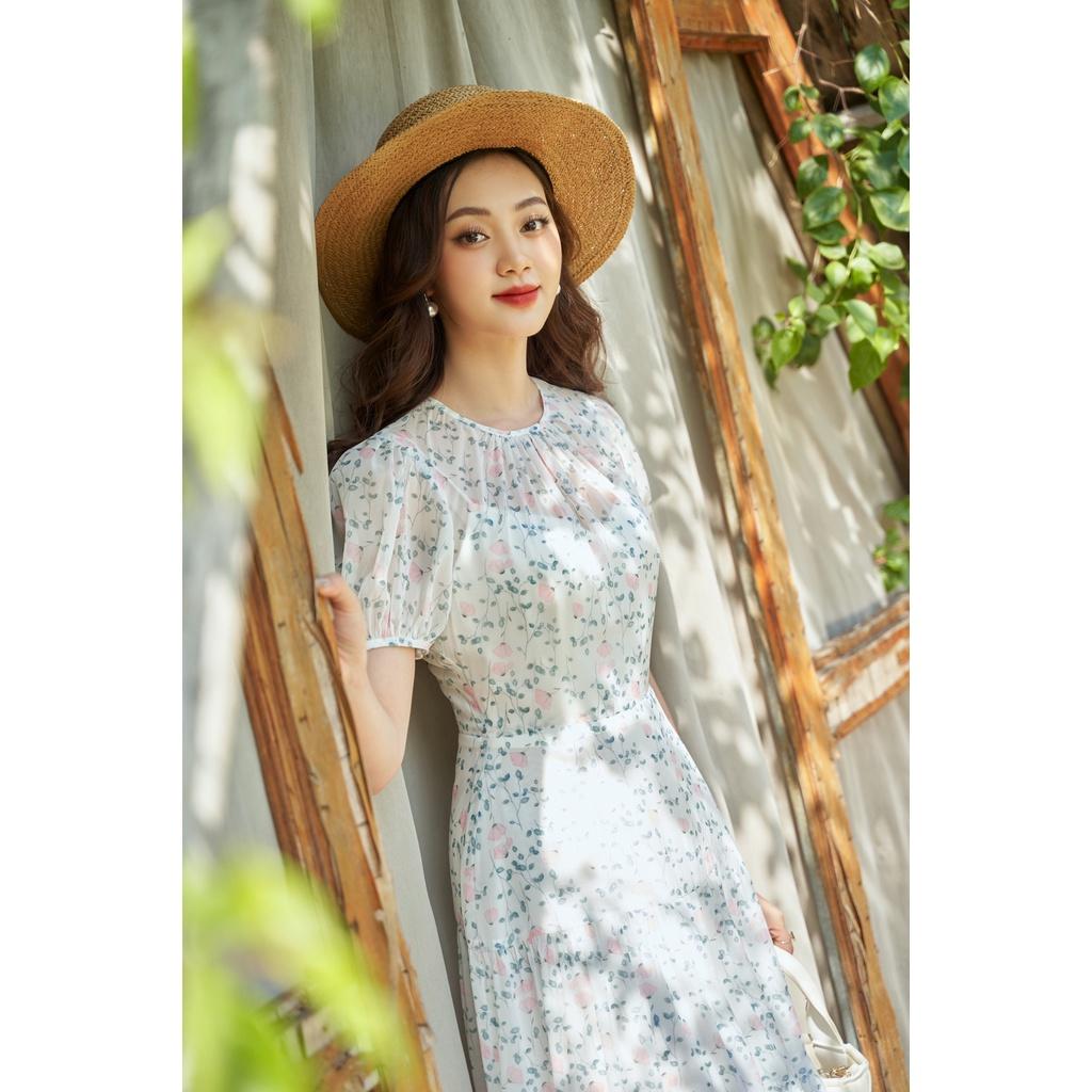 TIELA Đầm váy hoa nhún tầng - Pansy Dress