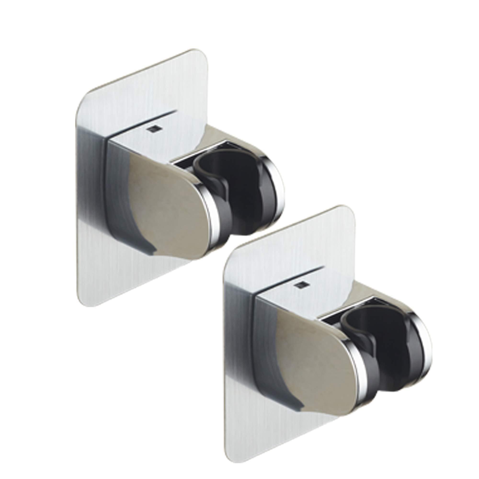 Khung tắm tay của 2pc mà không cần khoan Góc dính Góc có thể điều chỉnh vòi hoa sen, siêu năng lượng, không thấm nước.