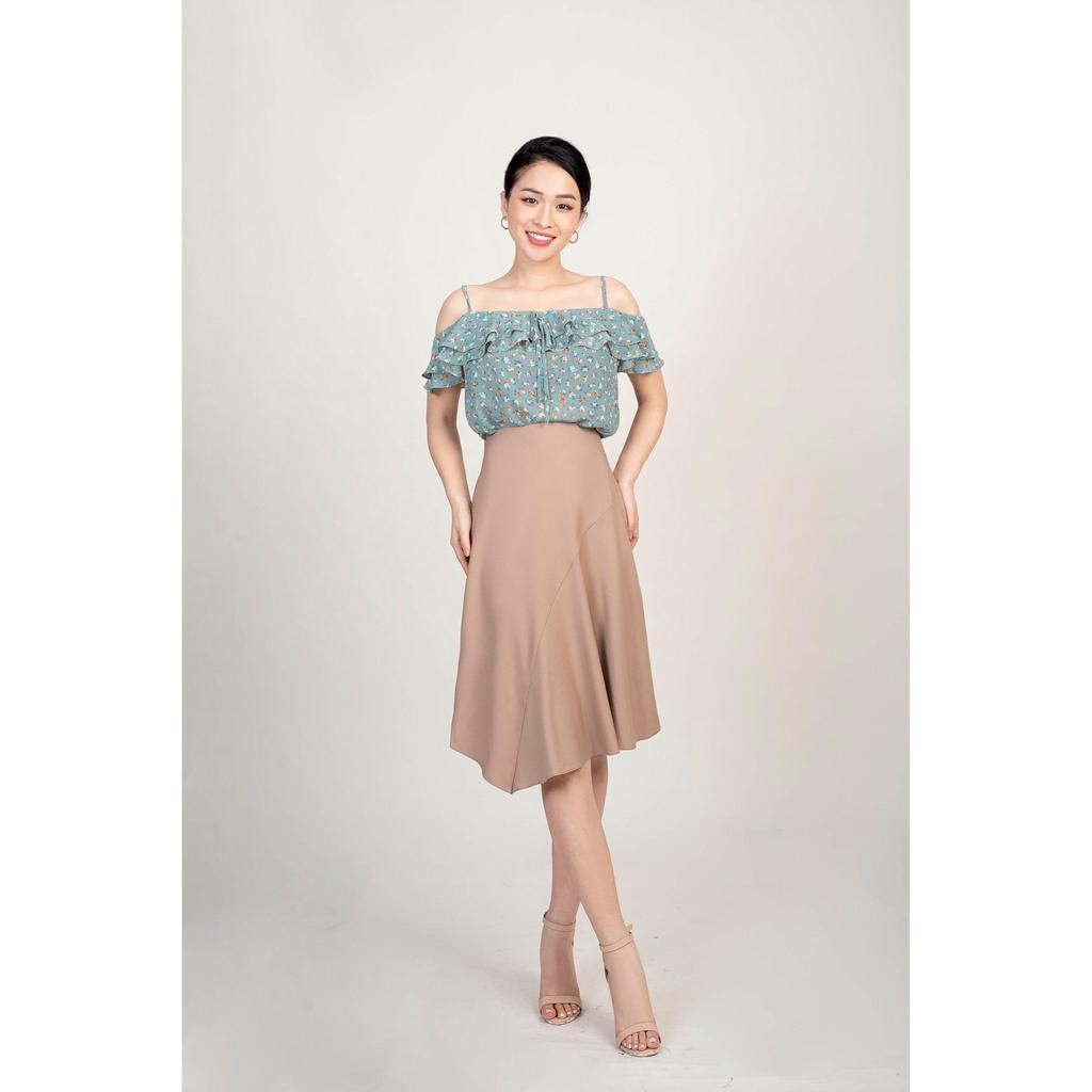 Chân váy vạt chéo MMOutfit M-JU020121022