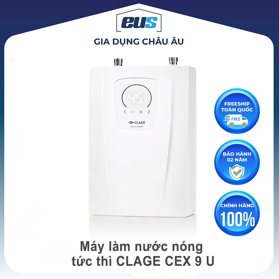 Máy làm nước nóng trực tiếp E-compact CEX 9 U - Hàng chính hãng