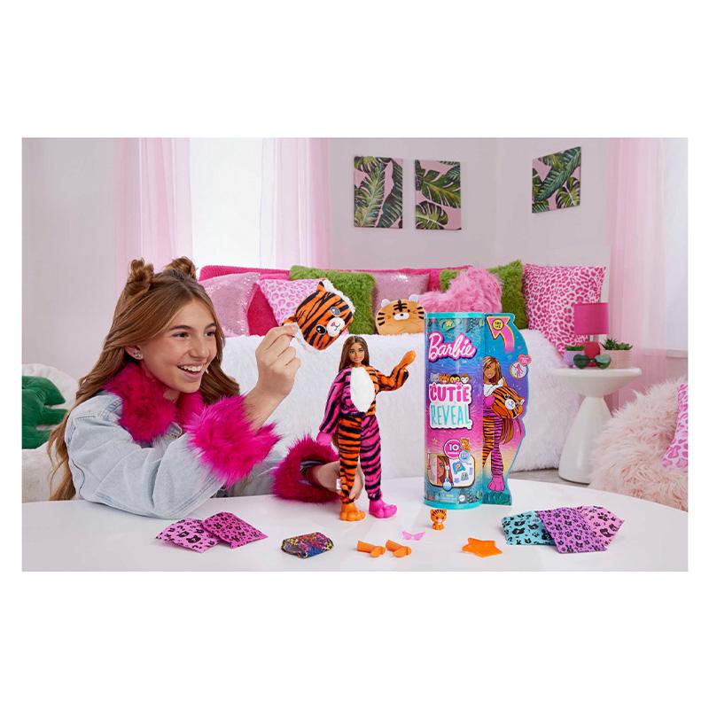 Đồ Chơi BARBIE Búp Bê Cutie Reveal - Tiger HKP99/HKP97