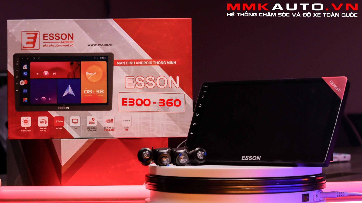 Màn hình cho xe ô tô ANDROID ESSON E300 360 VIEW - MMKauto