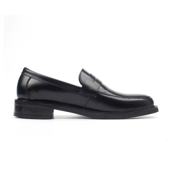 Giày Lười DECEMBER Penny Loafer Black - LF02