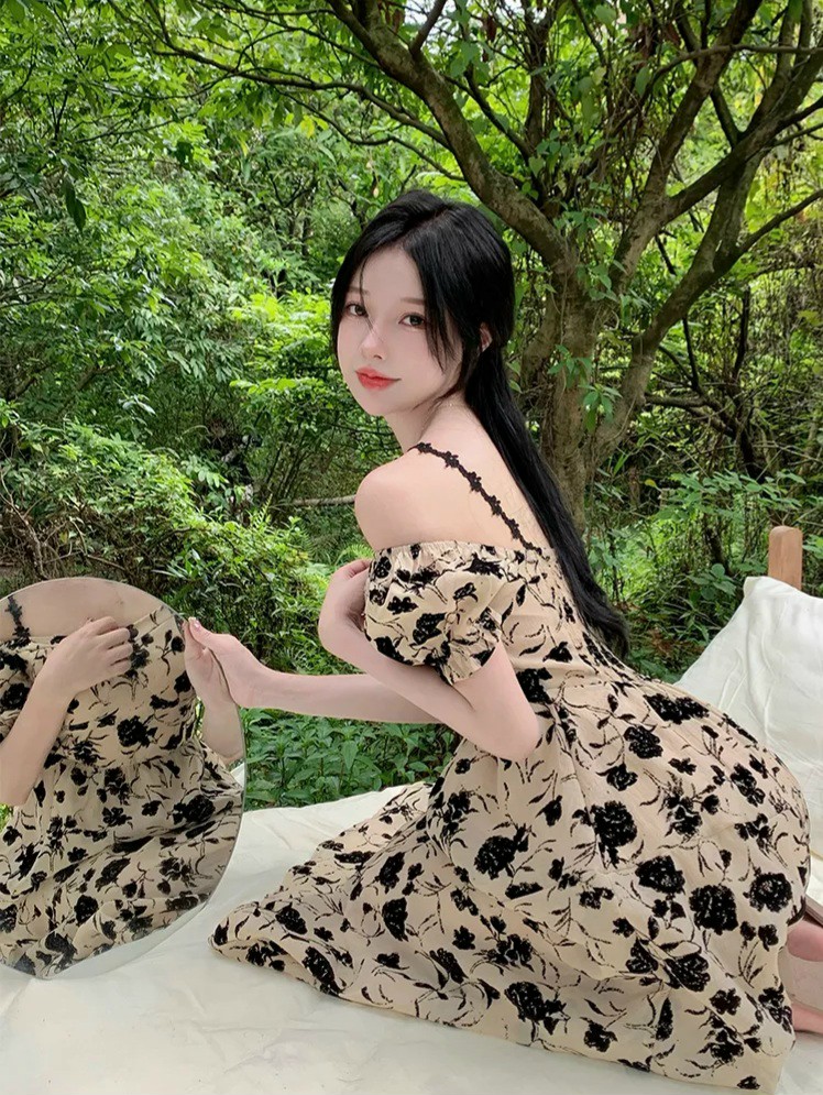 ĐẦM XÒE CÚP NGỰC TAY PHỒNG MẶC ĐƯỢC HAI KIỂU THIẾT KẾ TRẺ TRUNG QUYẾN RŨ