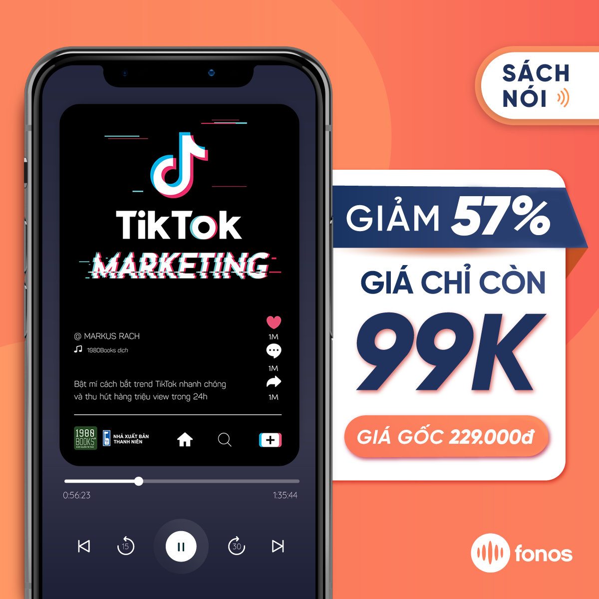 [E-vouccher] Sách nói Fonos: Tiktok Marketing