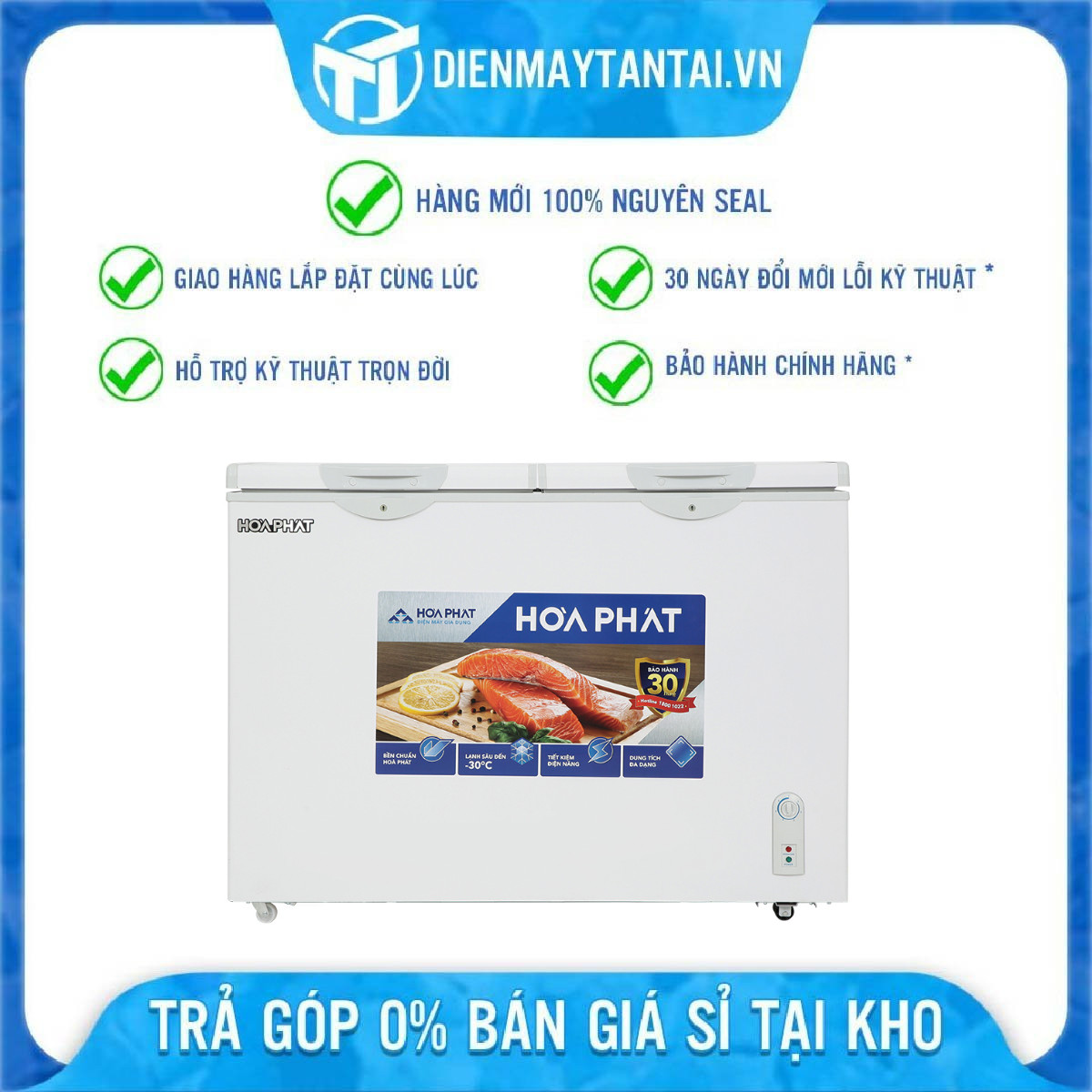 Tủ đông Hòa Phát HPF BN6271 271 lít - Hàng chính hãng (chỉ giao HCM)