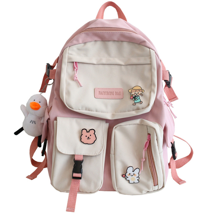 Balo nữ ulzzang phong cách Hàn Quốc nhiều ngăn style dễ thương - BL146